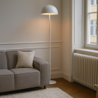 Retro Stehlampe Weiß, Douwe, 4W, dim to warm LED, mit Touch-Dimmer