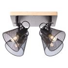 Holz Deckenstrahler Schwarz, Havin