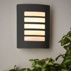 Metall Außenleuchte Anthrazit, Alea, IP44