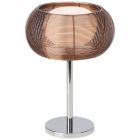 Moderne Tischleuchte Bronze, Amela, mit Schalter