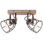 Industrielle Deckenstrahler Schwarz, Esmee