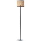 Landhaus Stehlampe Braun, Emmelie, mit Schalter