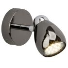 Metall Wandleuchte Schwarz, Khadra