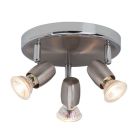 Metall Deckenstrahler Chrom, Wietse, 7W, 3000K LED
