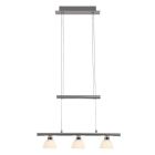 Glas Pendelleuchte Chrom, Tromp, 5W, 3000K LED, mit Touch-Dimmer