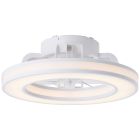 Moderne Deckenventilator Weiß, Yari, 26W, RGBW LED, mit Fernbedienung