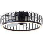 Moderne Deckenventilator Schwarz, Tolga, 36W, 2700K-4000K-6500K LED, mit Fernbedienung