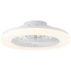Moderne Deckenventilator Weiß, Soren, 40W, 2700K-6500K einstellbare LED, mit Fernbedienung