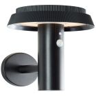Metall Solar Außen Wandleuchte Schwarz, Ridvan, 4W, 3000K LED, IP44