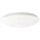 Design Deckenlampe Chrom, Kaz, 60W, in Lichtfarbe einstellbare LED, mit Fernbedienung