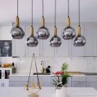 Design Pendelleuchte Grau, Giada