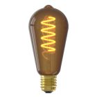 Dimmbare Calex E27 LED-Edisonlampe Braun, 4W, 1800K