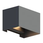 Anthrazit Up down Wandleuchte Aluminium, Dion, 7W, 3000K LED, IP54