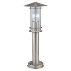 Silberne moderne Außenleuchte Edelstahl, Arabella, IP44