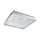 Chrom design Deckenleuchte Glas, Aarnoud, 16W, 4000K LED