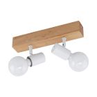 Holz Deckenstrahler Braun, Anton
