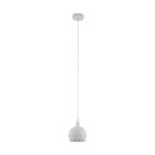 Weiße moderne Pendelleuchte Stahl, Silva