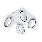 Weiße Deckenstrahler Gabi, Aluminium, moderne, 5w 3000K (Warmweiß) LED