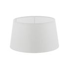Weiße Lampenschirm Noah, Stoff