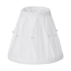 Weiße Lampenschirm Noah, Stoff, ländlich