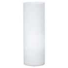 Weiße design Tischleuchte Glas, Basken, mit Schalter