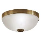 Bronze antik Deckenlampe Glas, Esca