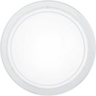 Weiße Deckenlampe Glas, Agena