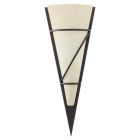 Braune design Wandleuchte Glas, Gali