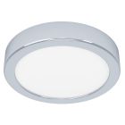 Chrom Badezimmer Deckenleuchte Kunststoff, Geraldo, 11W, 3000K LED, IP44