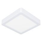Weiße Badezimmer Deckenleuchte Kunststoff, Geraldo, 11W, 3000K LED, IP44