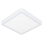 Weiße Badezimmer Deckenleuchte Kunststoff, Geraldo, 17W, 3000K LED, IP44