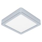Chrom Badezimmer Deckenleuchte Kunststoff, Geraldo, 11W, 3000K LED, IP44