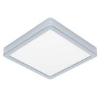 Chrom Badezimmer Deckenleuchte Kunststoff, Geraldo, 17W, 3000K LED, IP44