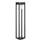 Schwarze moderne Solar Wegeleuchte Aluminium, Kwame, 3,7W, 4000K LED, IP44