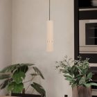 Beige moderne Pendelleuchte Stahl, Vahid