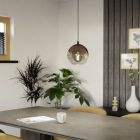 Kupfer moderne Pendelleuchte Glas, Achek