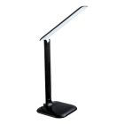 Schwarze design Schreibtischlampe Kunststoff, Ayman, 3W, warm- bis kaltweiß einstellbare LED, mit Touch-Dimmer