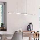 Chrom moderne Pendelleuchte Kunststoff, Pace, 5W, 3000K LED
