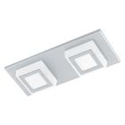 Silberne moderne Deckenlampe Kunststoff, Elsien, 3W, 3000K LED