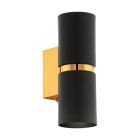 Goldene design Up down Wandleuchte Metall, Annely