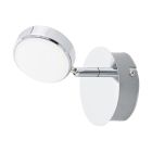 Chrom moderne Deckenstrahler Stahl, Tjark, 5W, 3000K LED