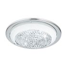 Chrom moderne Deckenleuchte Glas, Geeske, 11W, 3000K LED