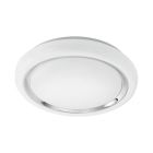 Weiße moderne Deckenleuchte Kunststoff, Carmela, 18W, 3000K LED