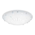 Weiße Deckenleuchte Glas, Bennet, 11W, 3000K LED