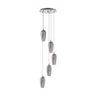 Nickel design Pendelleuchte Glas, Olcay
