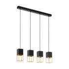 Goldene moderne Pendelleuchte Stahl, Jovanny