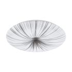 Weiße Deckenlampe Stahl, Josta, 33W, 3000K LED
