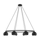 Schwarze moderne Pendelleuchte Stahl, Madelein