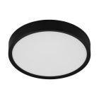 Schwarze moderne Deckenlampe Kunststoff, Jouk, 16W, 3000K LED