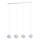 Chrom Pendelleuchte Stahl, Evelyn